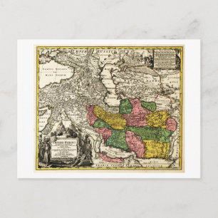 Postale Carte panoramique IranIran