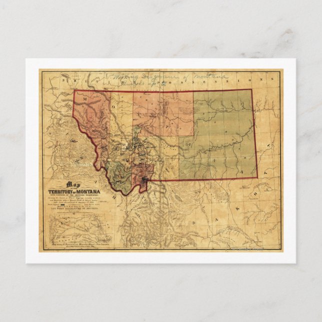 Postale Carte panoramique MontanaMontana (Devant)