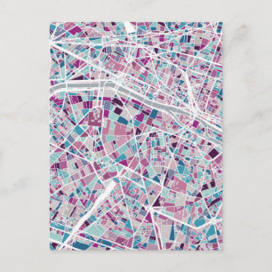 Postale Carte Paris France