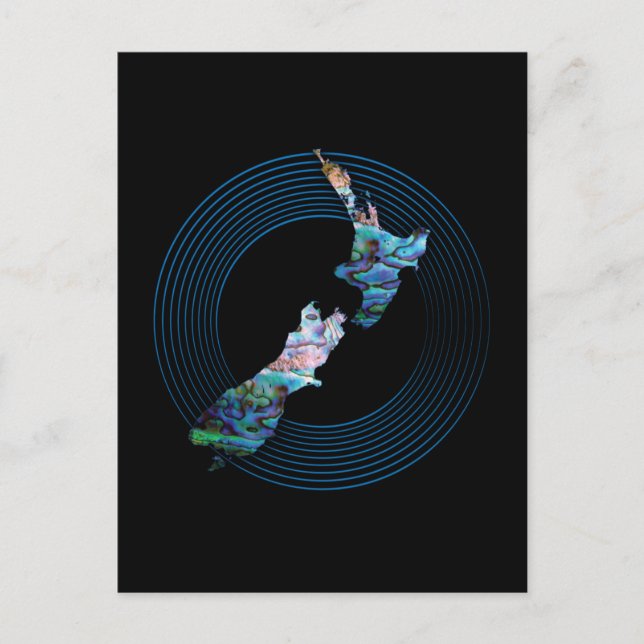 POSTALE CARTE PAUA NOUVELLE-ZÉLANDE (Devant)