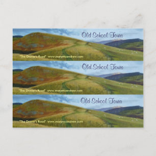 Postale Carte paysagère signet / Carte de visite