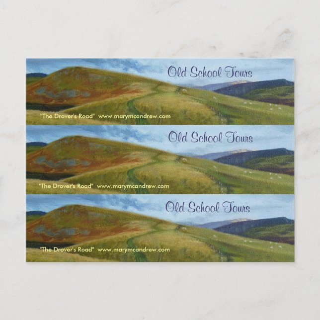 Postale Carte paysagère signet / Carte de visite (Devant)