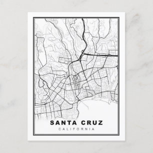 Postale Carte père Noël Cruz