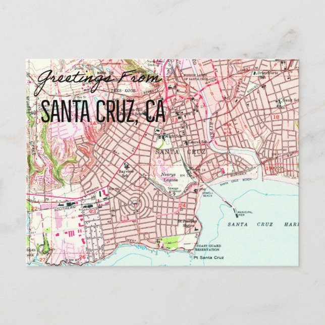Postale Carte père Noël Cruz CA 1955 (Devant)