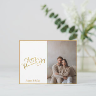 Postale Carte personnalisée de la Saint-Valentin avec phot