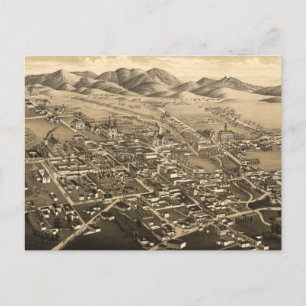 Postale Carte Picturale Ancienne de Santa Fe (1882)