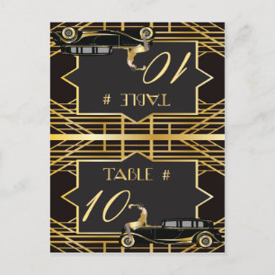 Postale Carte Place Gatsby Style Années Folles