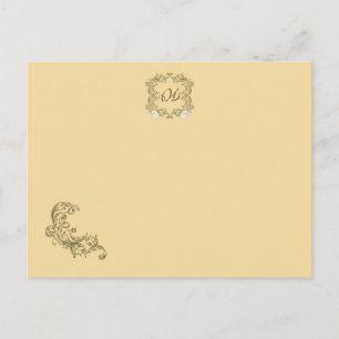 Postale Carte Place Mariage Brown/Tan Inséparables