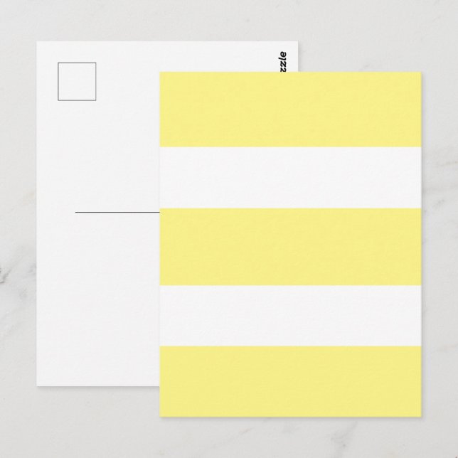 Postale Carte Plat Maritime Stripes (Devant / Derrière)