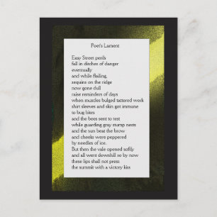 Postale Carte Poem Ferme Amusante #2