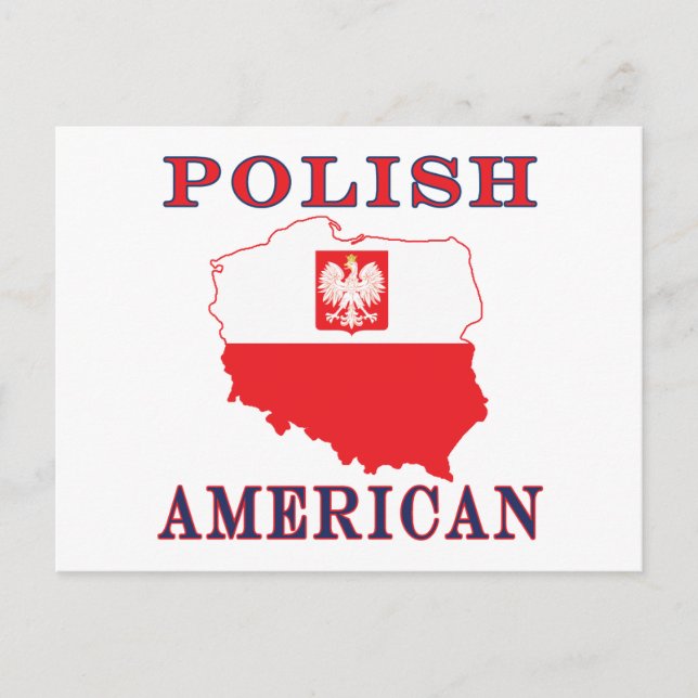 Postale Carte polonaise américaine (Devant)
