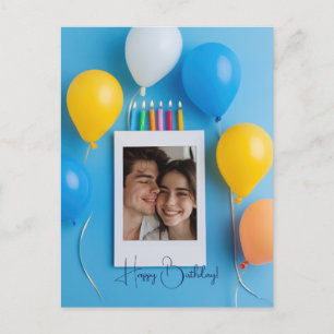 Postale Carte Poloraid Personnalisée Joyeux Anniversaire B