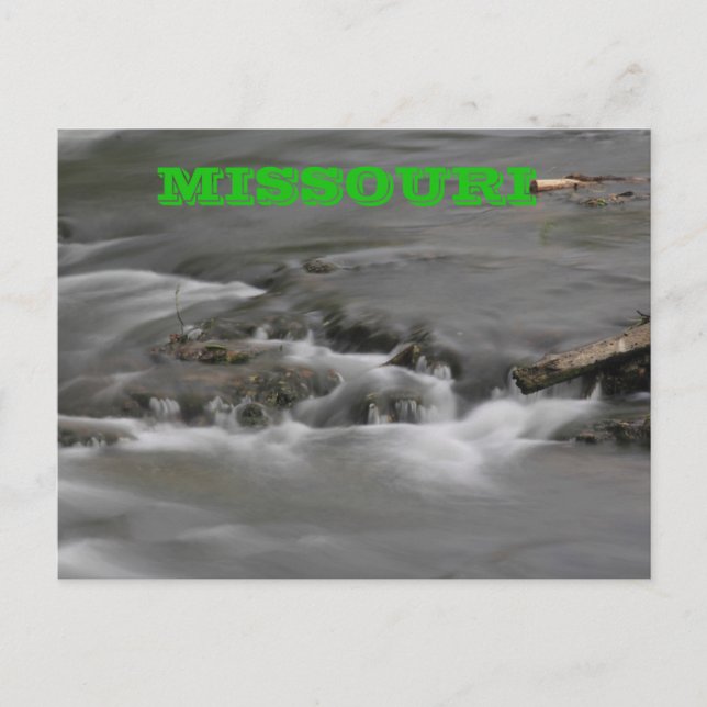 Postale CARTE POST EAU Missouri River (Devant)