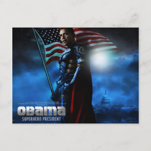 POSTALE CARTE POST OBAMA