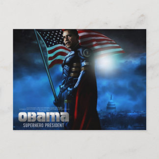 POSTALE CARTE POST OBAMA