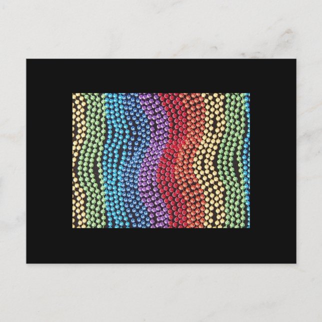 POSTALE CARTE POST RETRO 1950 / 1960 POP-BEAD (Devant)