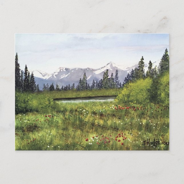 POSTALE CARTE POST ROCKY MOUNTAINS (Devant)