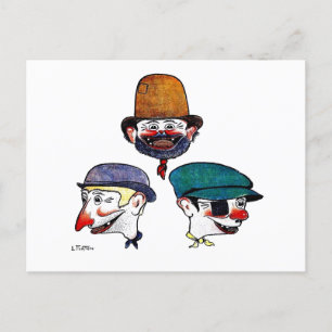 Postale Carte postal des Pieds Nickelés