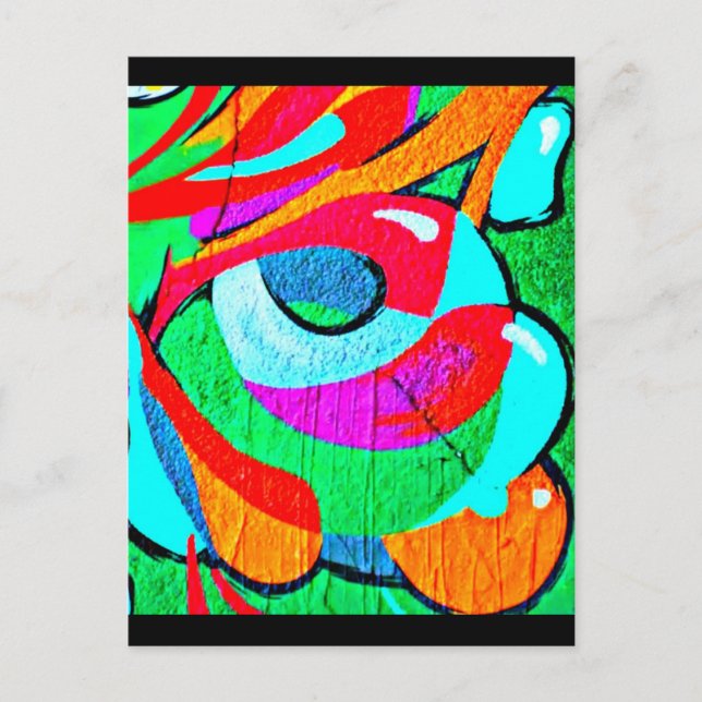 Postale Carte postale-Abstrait / Divers-Galerie de graffit (Devant)