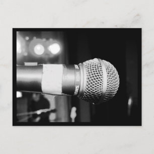 Postale Carte postale-Aimer les Arts-Microphone