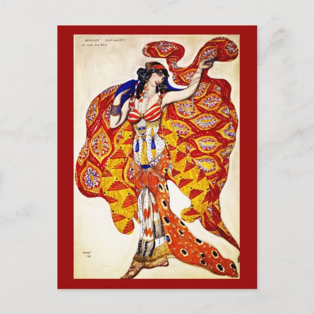 Postale Carte postale-Art de la mode-Bakst 31 (Devant)