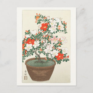 POSTALE CARTE POSTALE: ART JAPONAIS : OHARA KOSON : AZALEA