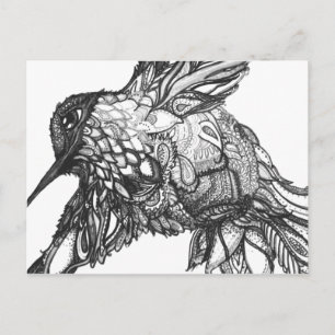 Postale Carte postale, Art noir et blanc parfait pour la c