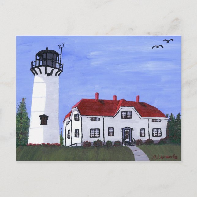 Postale Carte postale, Chatham Light par M. Laplante (Devant)