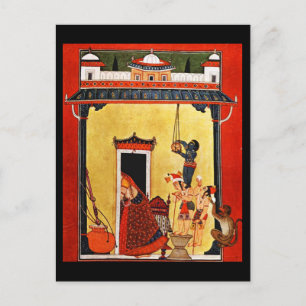 Postale Carte postale-classique Art-Indischer Maler 17