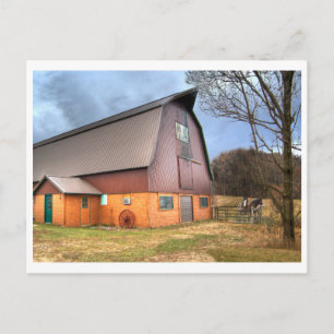 Postale Carte postale, étable Anderson