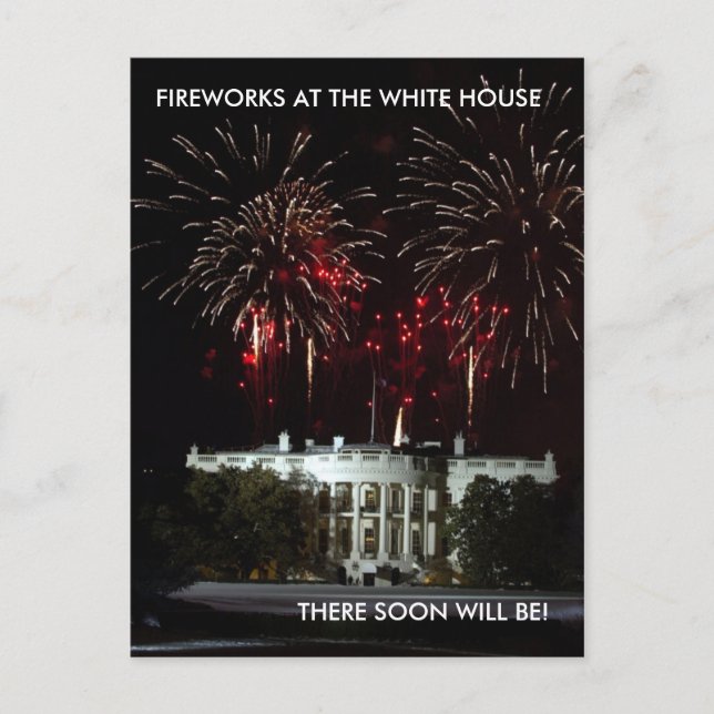Postale Carte postale, FEU À LA MAISON BLANCHE. - (Devant)