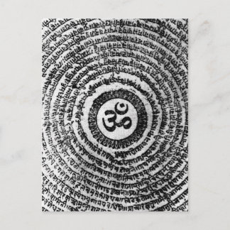 Postale carte postale, inde, om mani padme hum