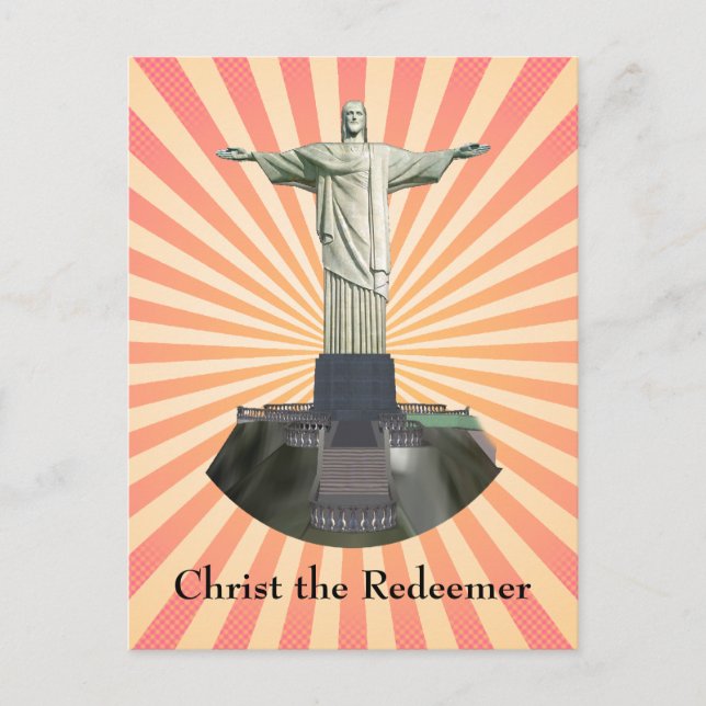 Postale Carte postale: Le Christ Rédempteur Statue (Devant)