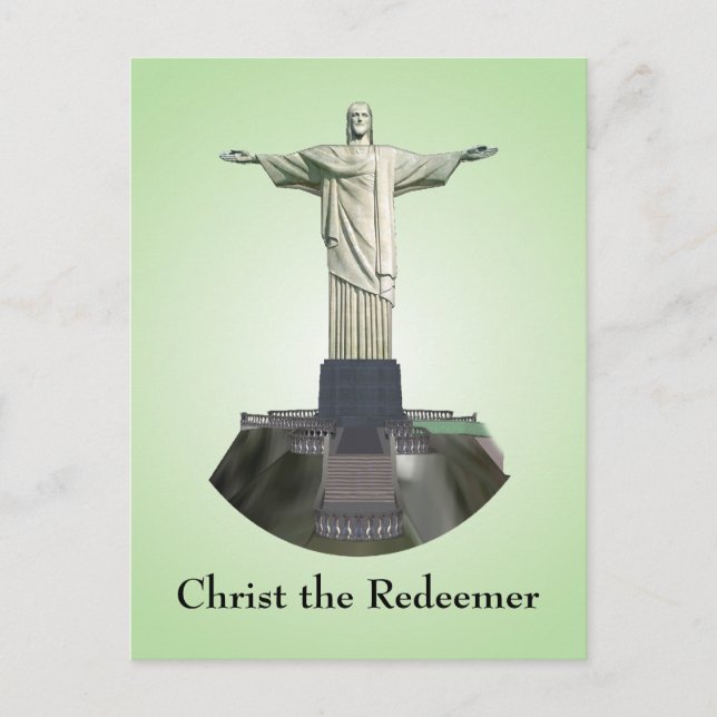 Postale Carte postale: Le Christ Rédempteur Statue (Devant)