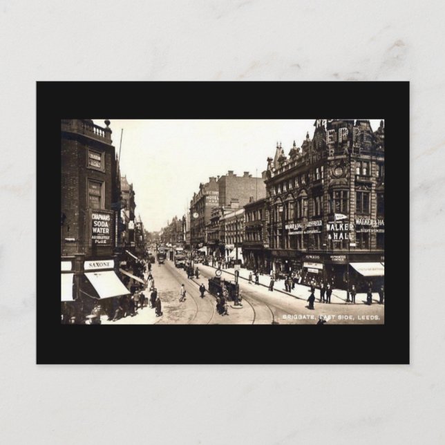 Postale Carte postale, Leeds, Yorkshire (Devant)