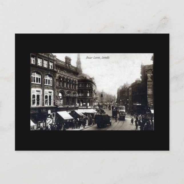 Postale Carte postale, Leeds, Yorkshire (Devant)