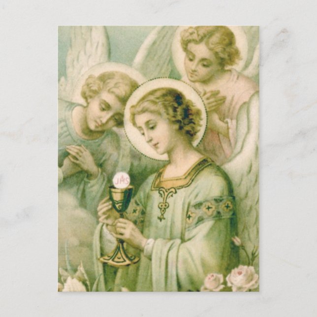 Postale Carte postale: Mon Âme Rend Le Voile (Devant)