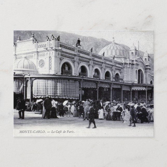 Postale Carte postale, Monte Carlo, Café de Paris (Devant)