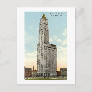 Postale Carte postale, New York City, Woolworth Building 1