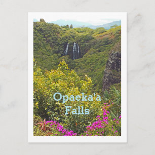 POSTALE CARTE POSTALE, "OPAEKA'A FALLS (KAUAI, HAWAII)