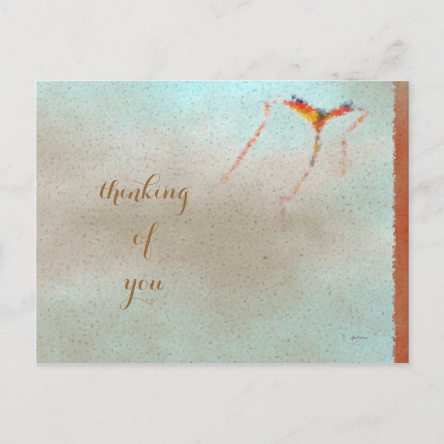 Postale Carte postale-Pensée de vous (Devant)