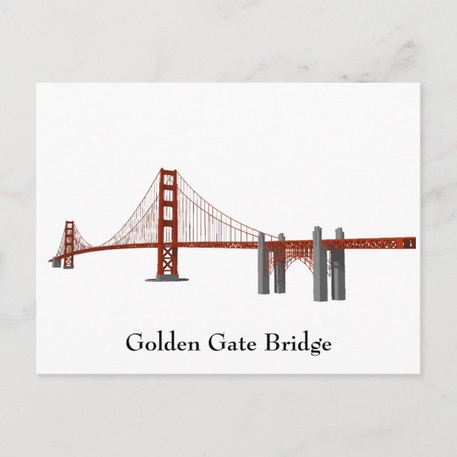 Postale Carte postale: Pont Golden Gate (Devant)