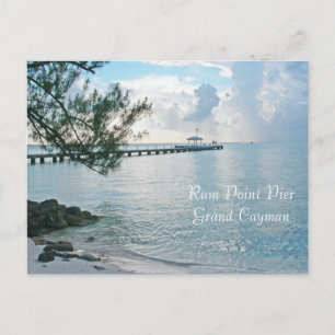 POSTALE CARTE POSTALE, "RUM POINT PIER, GRAND CAYMAN"