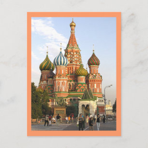 Postale carte postale, "St Basil's, Moscou"