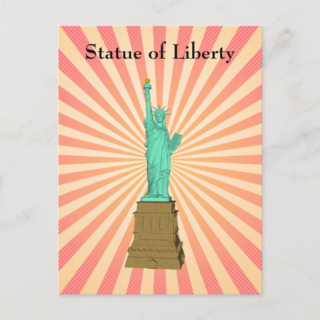 Postale Carte postale: Statue de la Liberté (Devant)