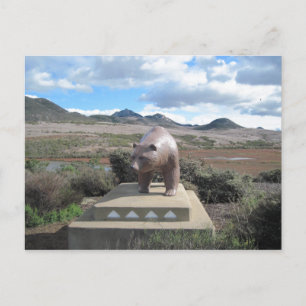 Postale Carte postale: Statue de l'Ours de Los Osos