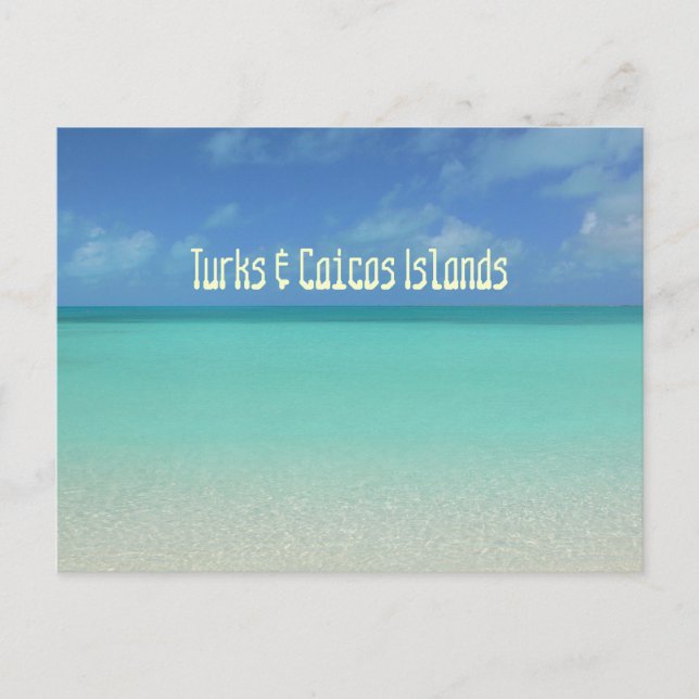 Postale carte postale, "TURKS & CAICOS ISLANDS" (Devant)