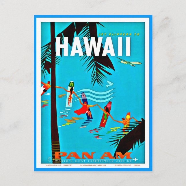 Postale Carte postale-Voyage vintage-Hawaï 5 (Devant)