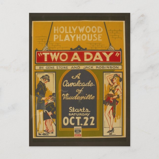 Postale Carte postale-WPA-Cavalcade de Vaudeville (Devant)