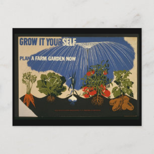 Postale Carte Postale-WPA-Grow It You